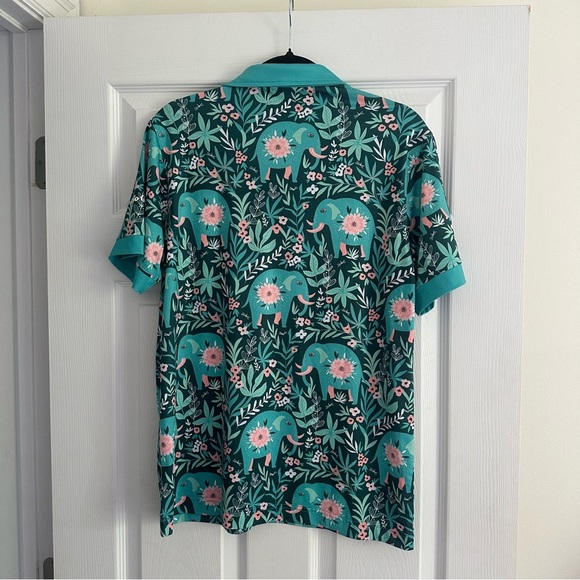 Size S Rolo Golf Men's Elephant in the Room Short Sleeve Golf Polo - Picture 3 of 6